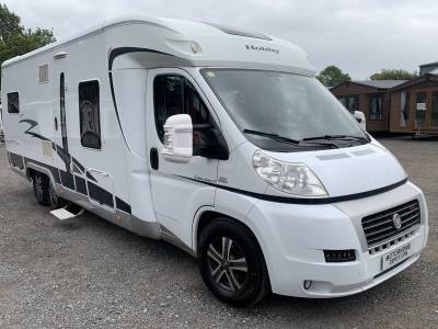 Hobby Toskana 75 Exclusive, 4 berth, LHD, rear fixed bed coachbuilt motorhome 