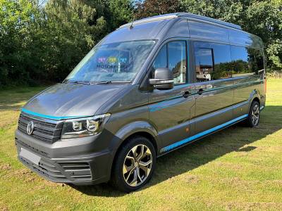 Volkswagen Crafter Pop Top 4 Berth Metallic Grey Campervan For Sale.