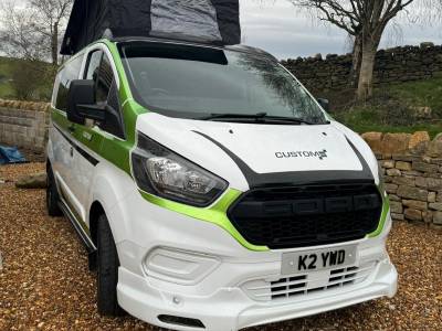 2018 Ford Transit Custom Camper - Scenic pop-top, 5 seatbelts, 62,000 mls