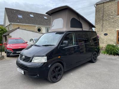 VW Transporter Pop Top - Solar - Rear Kitchen - Camper Van For Sale