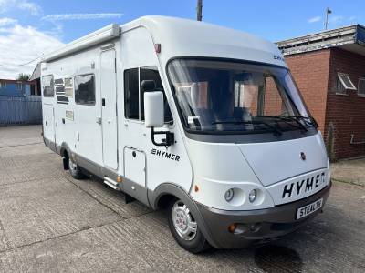 Hymer B664, GARAGE, Lhd, 5 Seatbelts, motorhome for sale