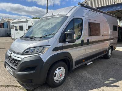 Citroen Relay, fixed bed, Garage, shower, motorhome for sale.