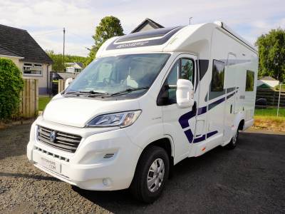 2018 Swift Escape 664, 4-Berth, 4-Seatbelts, Fixed French Double Bed