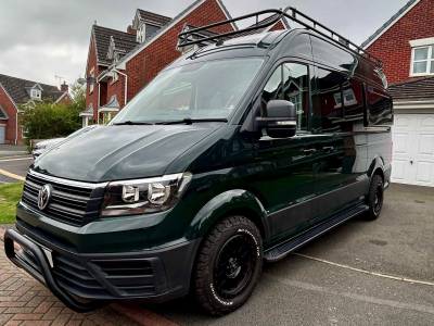 VW Crafter 2021 Van Conversion 3 Berth 4 Seat Belts 5.9m Garage