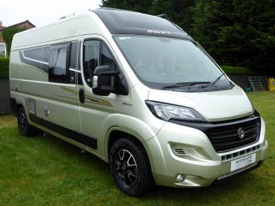 Swift Select Champagne 174 2 berth rear bed campervan for sale 