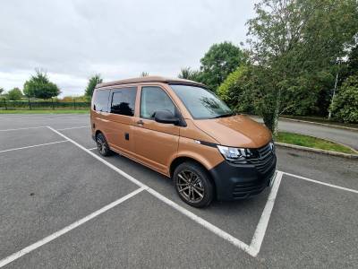 VW T6.1 Transporter pop top 2022 T28 108BHP 3k 4 berth/belt Campaway Vista