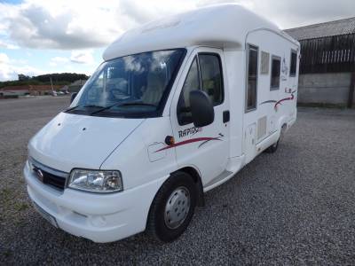 2007 Rapido 743F 3 berth 2 belt fixed bed motorhome for sale