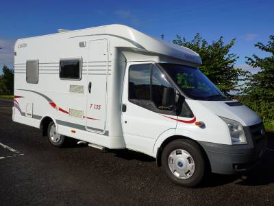 2008 Hymer Carado T-135, 2-Berth, 4-Seatbelts, End-French Bed, Motorhome