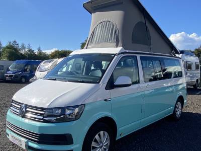 VW T6 LWB 4 Berth Two Tone Pop Top Roof 2016 Campervan For Sale