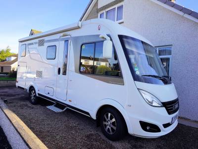 2016, LHD, Hymer B588 DL, 4-Berth, 4-Seatbelts, A-class Motorhome