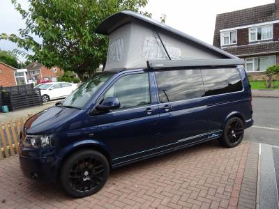 VW Camper King Santorini 2015 LWB 4 Berth Pop Top 140 BHP Camper Van For Sale