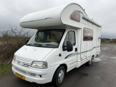 Bessacarr 435, 4 berth, 4 belts, end kitchen motorhome for sale