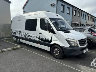 Mercedes Benz Sprinter 2014 4 Berth Panel Van Rear fixed bed Motorhome for sale