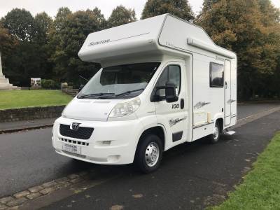 2007 Elddis Autoquest 100 'Suntor' - 4 berth - 4 belts - 5.7m long - overcab bed