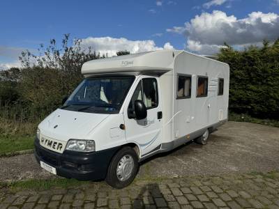 Hymer T655 4 Berth 4 Travel Seat Rear Fixed Bed Motorhome For Sale