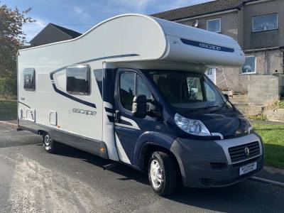 Swift Escape 686, 6 berth, 6 seatbelts, rear lounge coachbuilt motorhome