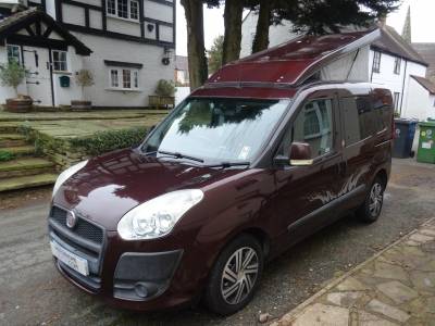 Nu Venture Compact Fiat Dublo Campervan 1-2 Berth 4 Belts 2012 44600 miles