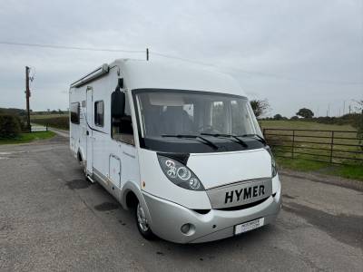 Hymer B654 CL 4 Berth 4 Belts French bed Left hand drive A Class