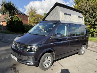 Volkswagen T6 Leisure Drive Crusader 2 berth 4 belt side pop top camper for sale