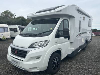 Rollerteam T740, island bed, garage, 4 berth drop down bed motorhome for sale