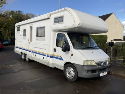 Burstner Argos 747-2 Active, 6 Berth, 6 Belts, Fixed Rear Bed, Large Garage