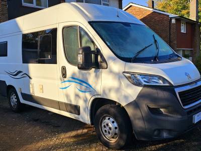 Peugeot Boxer van conversion 2016 2 berth/belts 85k 5.99m toilet shower