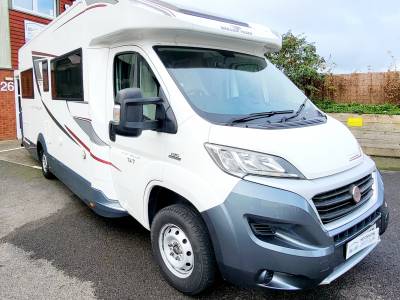 Rollerteam AutoRoller 747 motorhome 2016 manual 7.2m 3500kgs end lounge 6 berth