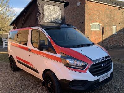 Ford Custom Base 300 4 berth pop top campervan for sale