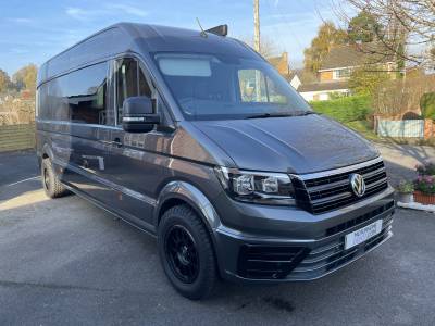 VW Crafter - Campervan - Solar - Cab air con - Huge Garage -Euro VI