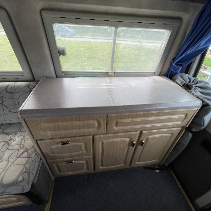 Cockburn Holdsworth Minuet 1997 2 Berth End Kitchen Day Van Campervan ...