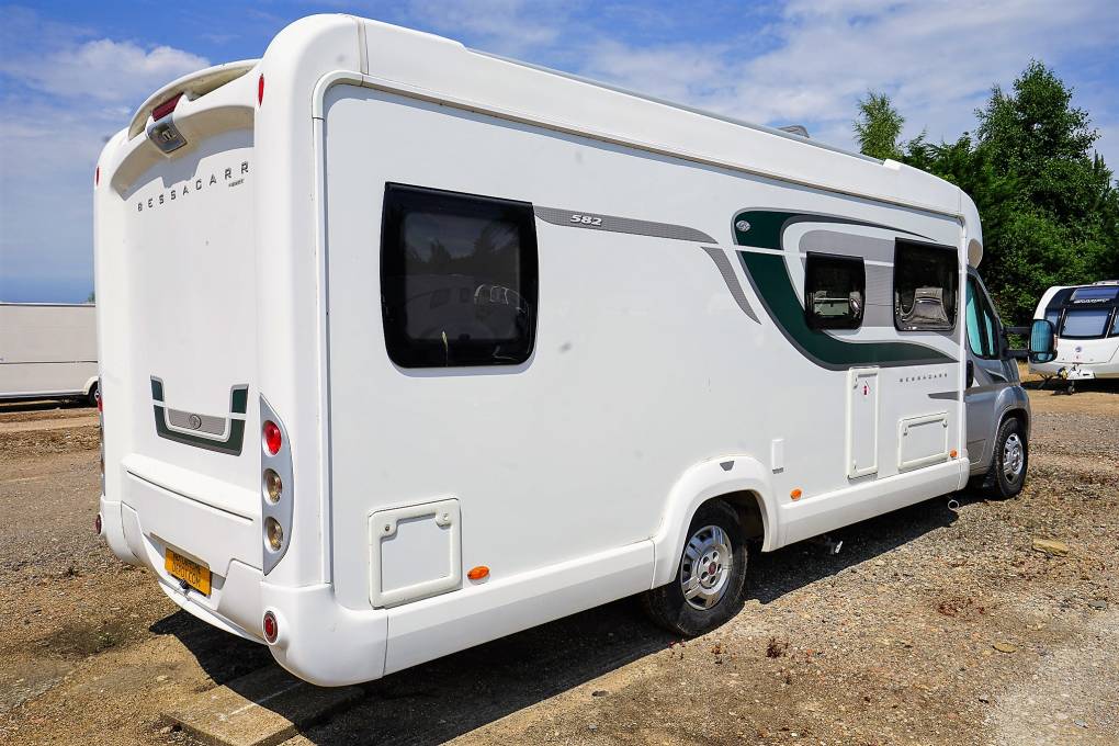 Bessacarr E582 Low Profile Motorhome with Rear Fixed bed and End washroom