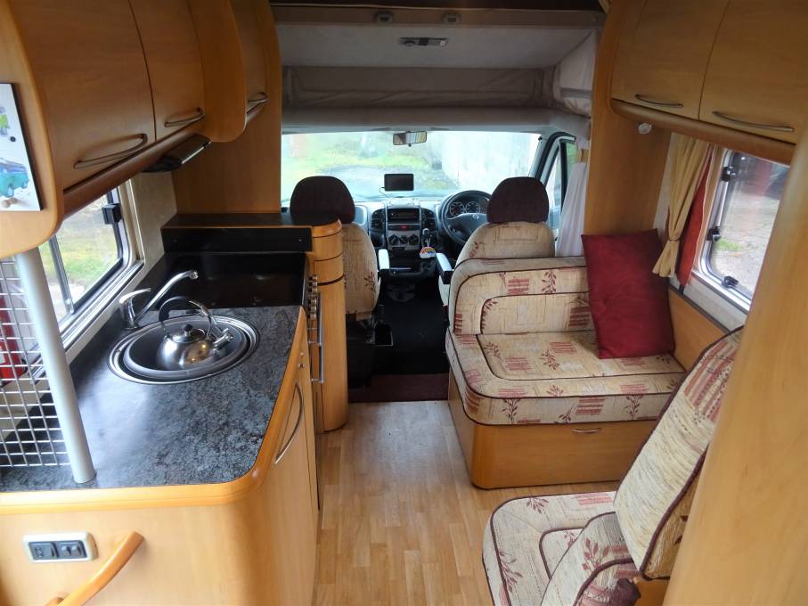 Swift Kontiki 645 6 Berth 6 Travel Seats Rear Lounge Motorhome Camper ...